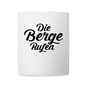 Die Berge - Tasse - Weiß - Vorne