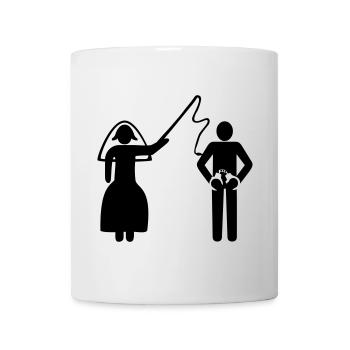 verheiratet - Tasse - Weiß - Vorne