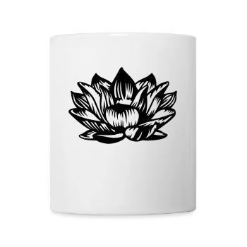 Lotusblume - Tasse - Weiß - Vorne