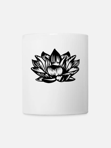 Lotus - Mug blanc - blanc