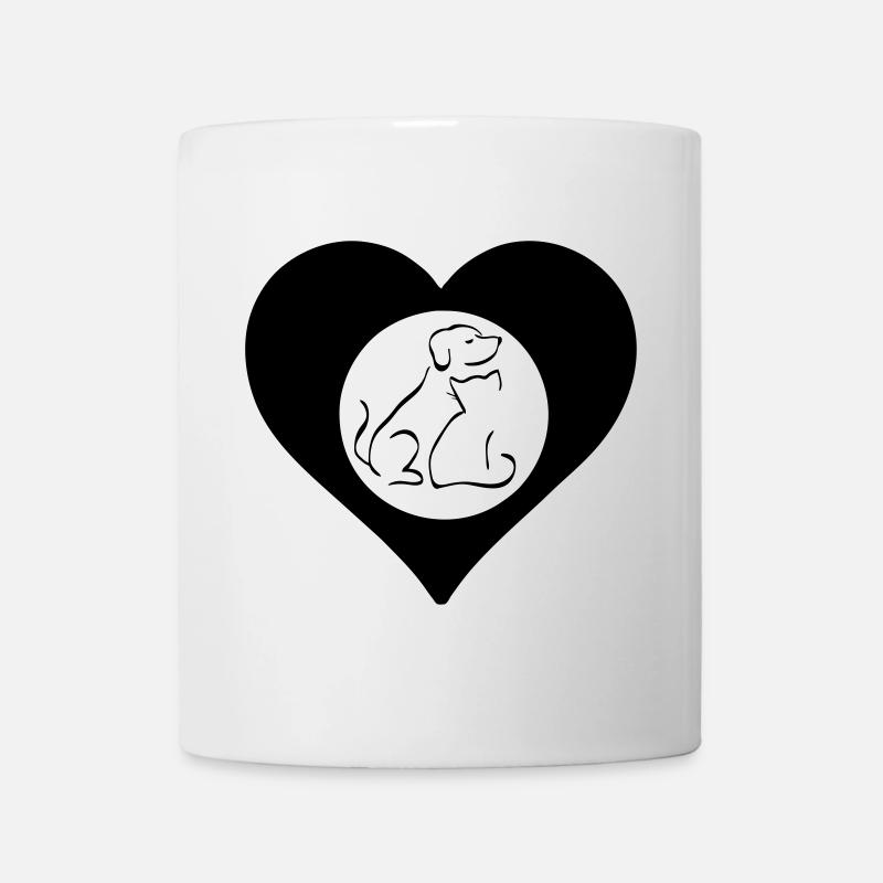 Herz voller Tierliebe / Animal Heart - Mug - white