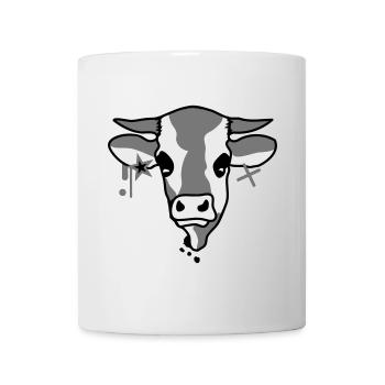 The head of a cow - Mug - white - Front