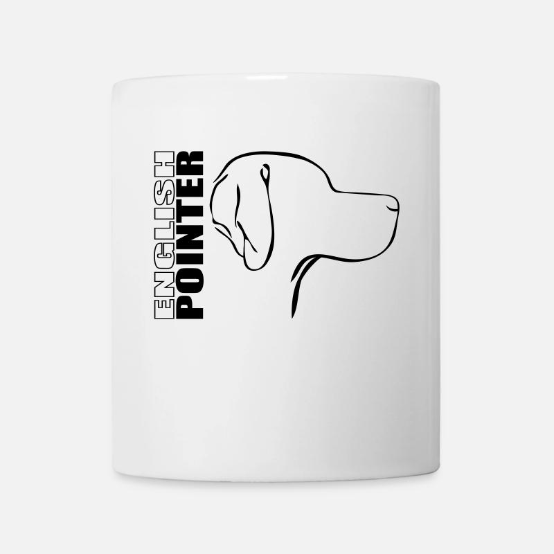 ENGLISH POINTER PROFIL - Tasse - Weiß