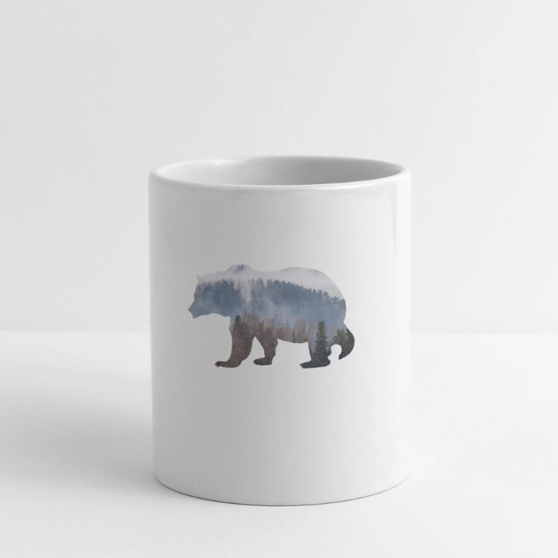 Bär mit Wald Tasse