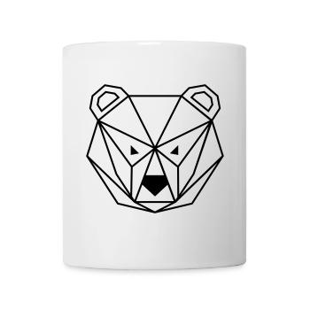 Bear outline - Mug blanc - blanc - Devant