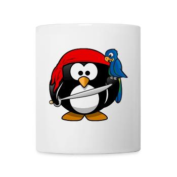 pirates Pirate Penguin - Mug blanc - blanc - Devant