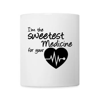 Sweetest Medicine - Mug - white - Front