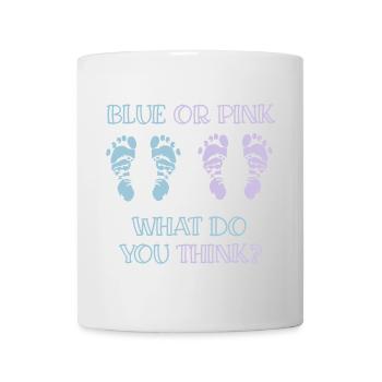 gender reveal party - Tasse - Weiß - Vorne