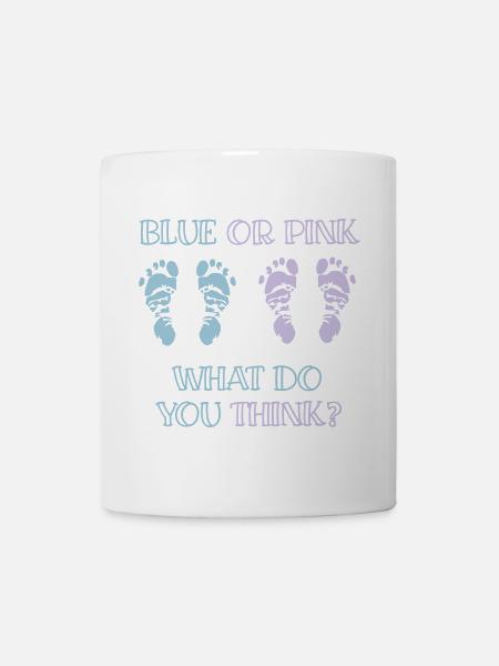 gender reveal party - Tasse - Weiß