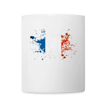 france eclaboussure - Mug blanc - blanc - Devant