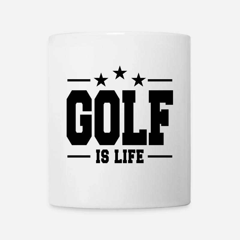 Golf ist Leben / Golf - Tasse - Weiß