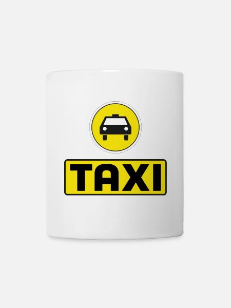 taxi - Mug blanc - blanc