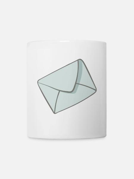 Brief - Tasse - Weiß