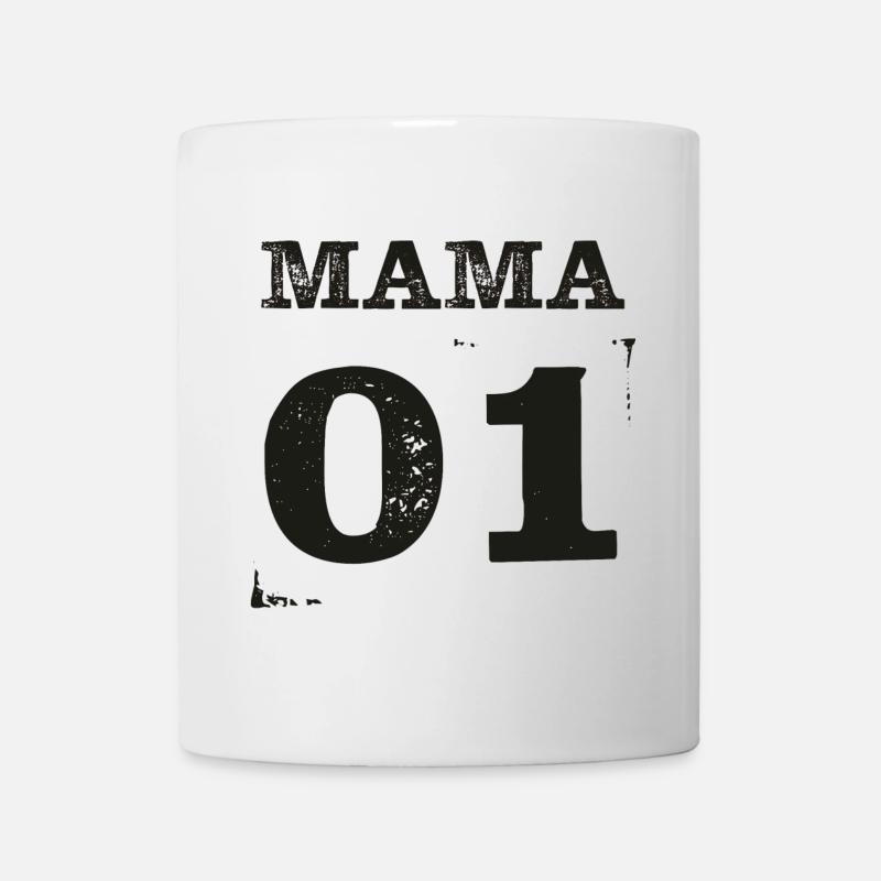 Mama 01 Partnerlook Partnershirt - Mug blanc - blanc
