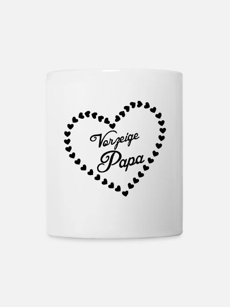 Vorzeigepapa Vater Vatertag Liebe Geschenk - Tasse - Weiß