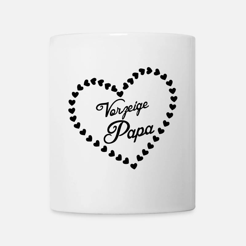 Vorzeigepapa Vater Vatertag Liebe Geschenk - Tasse - Weiß