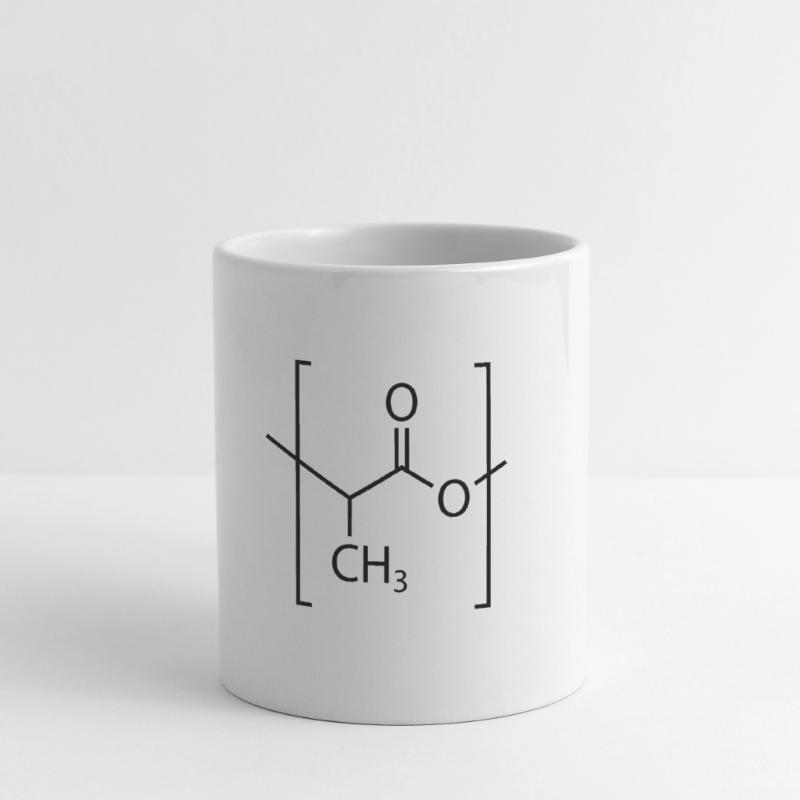 Polylactic acid (PLA) molecule. Mug