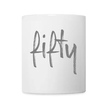 50 fifty birthday gift number fifty - Mug - white - Front
