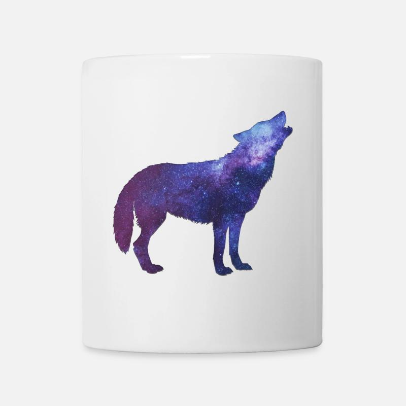 Starwolf Heulen - Tasse - Weiß
