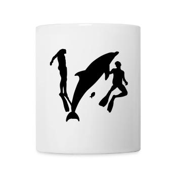 delphin_divers - Mug - white - Front