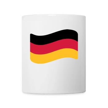 Deutschland Fahne - Tasse - Weiß - Vorne