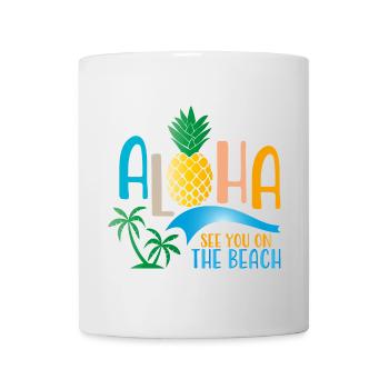 Beach - Tasse - Weiß - Vorne