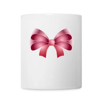 Elegant bow in pink - Mug - white - Front