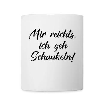 Je vais bercer - Mug blanc - blanc - Devant