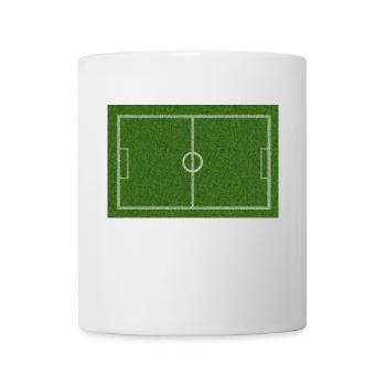 Soccer football field Gift idea - Mug - white - Front
