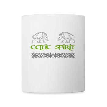 Celtic Spirit - Eber - Tasse - Weiß - Vorne