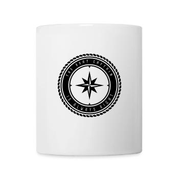 Capitaine voilier Marine Bateau nautique - Mug blanc - blanc - Devant