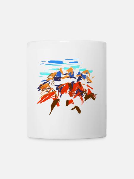 Mountains - Mug - white