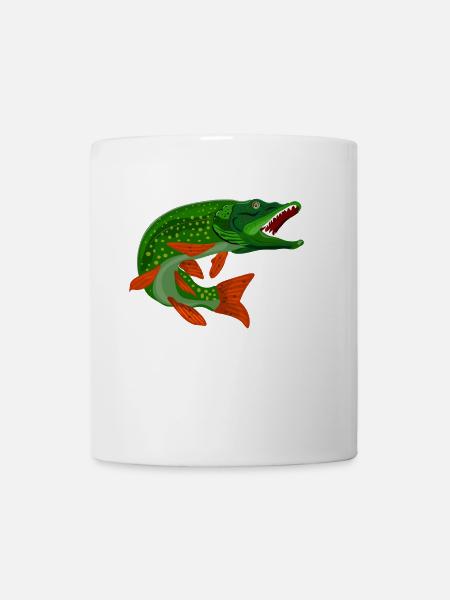 Brochet, brochet - Mug blanc - blanc