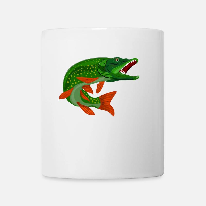 Brochet, brochet - Mug blanc - blanc