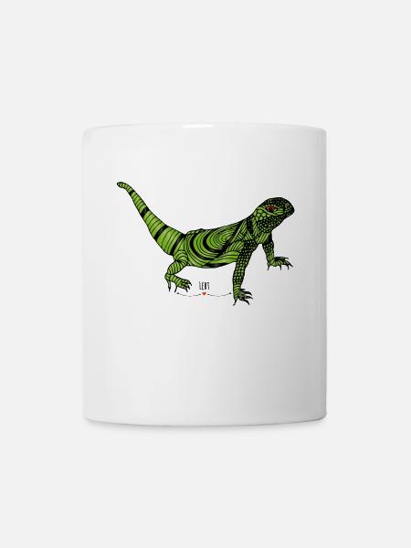 Eidechsen - die "Lichtbringer" - Tasse - Weiß