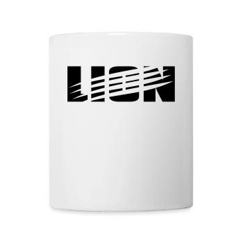 Cooles Löwen Design mit Kratzspuren von Krallen - Tasse - Weiß - Vorne