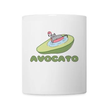 Avocato Cat Katze - Tasse - Weiß - Vorne