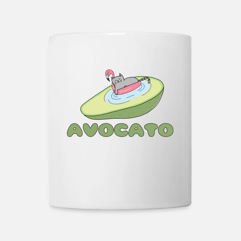 Avocato Cat Katze - Tasse - Weiß