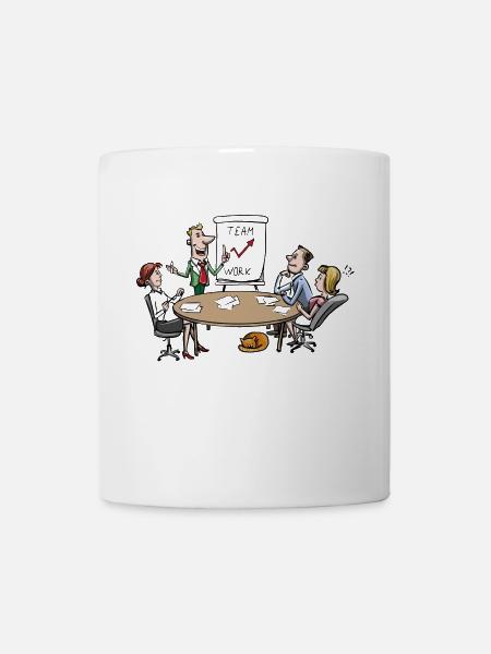 Team meeting team meeting - Mug - white