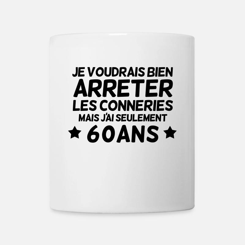 Mist bei 60 - Geburtstag - Tasse - Weiß
