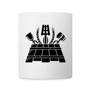 Bierbrauer Zunftzeichen - Tasse - Weiß - Vorne