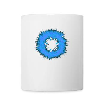 Blue Ring of Fire - Mug - white - Front