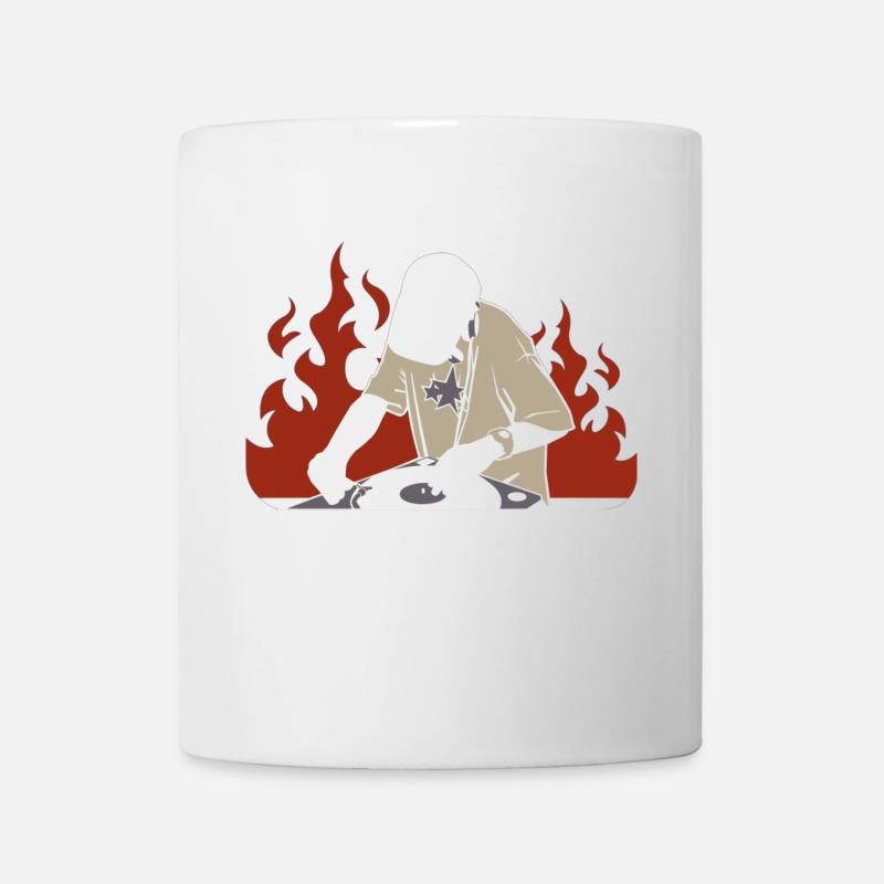 dj - Mug - white