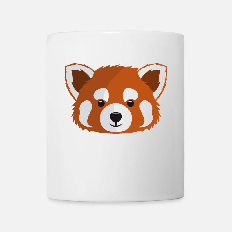 panda rouge / petit panda - Mug blanc - blanc