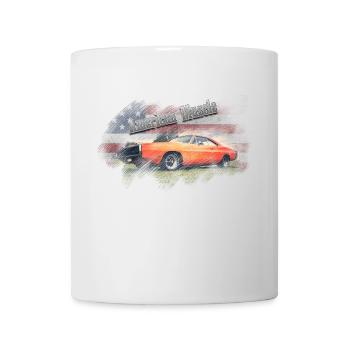 Muscle américain - Mug blanc - blanc - Devant
