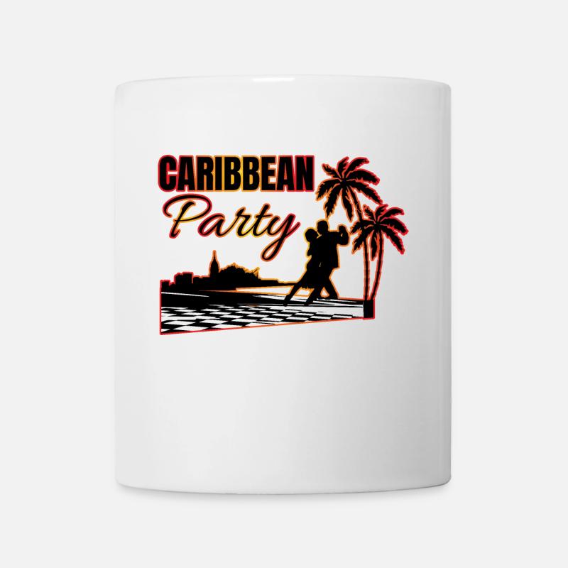 CARIBBEAN party - Mug blanc - blanc