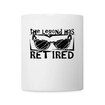 The Legend Has Retired - Tasse - Weiß - Vorne