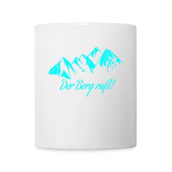 Der Berg ruft - Tasse - Weiß - Vorne