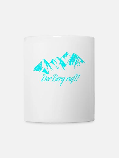 Der Berg ruft - Tasse - Weiß