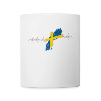 Suède - Mug blanc - blanc - Devant